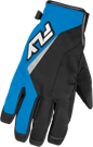 Title Gloves Blue/White Lg