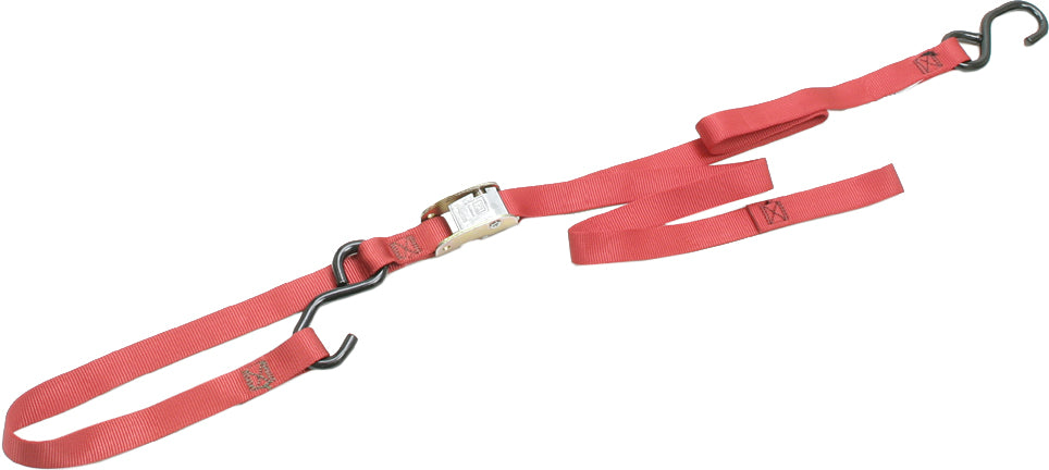 Classic Tie Downs Red 66"X1" Pair