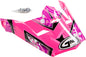 Visor W/Screws Hooper Mx 46y Blk/Pnk/Purple Ys Yl