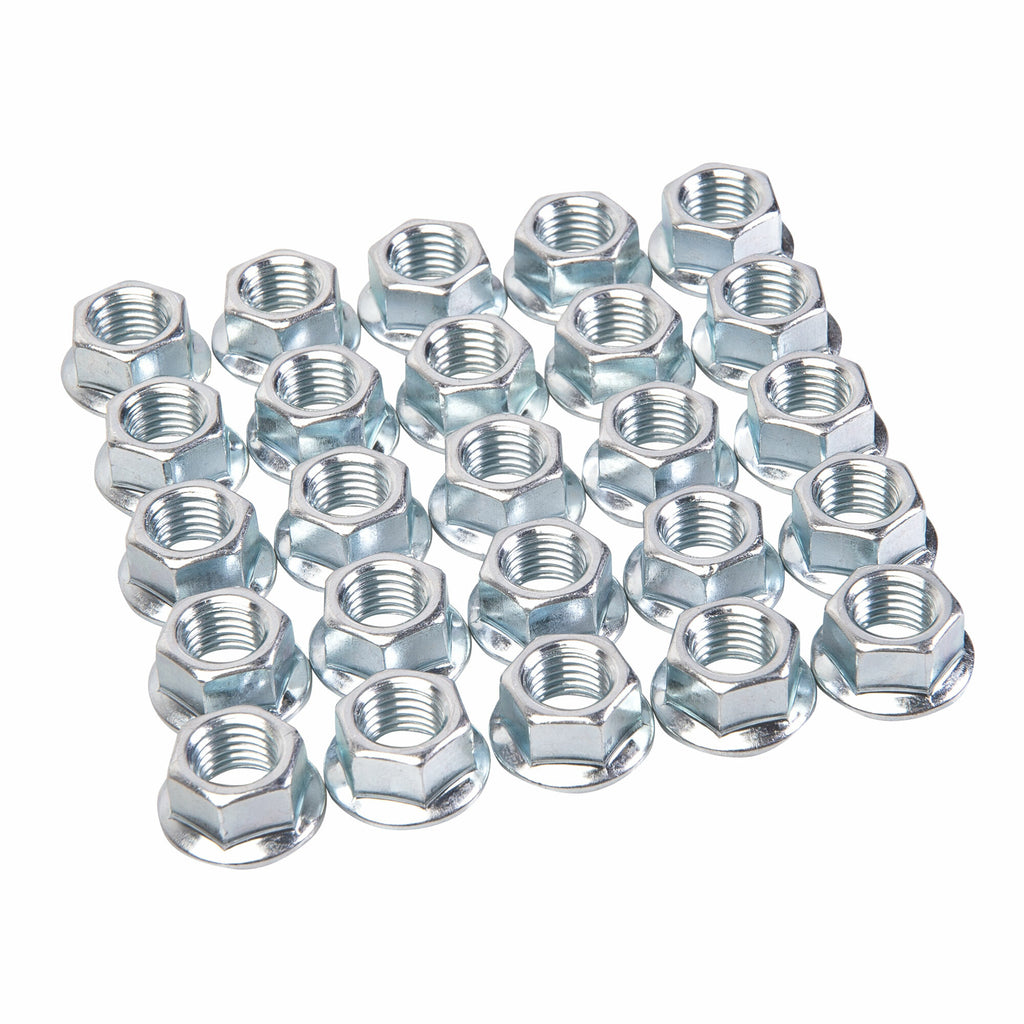 M6 Flange Nut Pack 25pcs