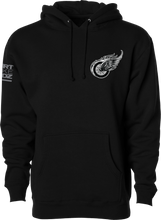 Load image into Gallery viewer, Two Wheels Hoodie Black Sm