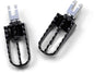 Mx Style Pass Foot Pegs Tri Pr Black
