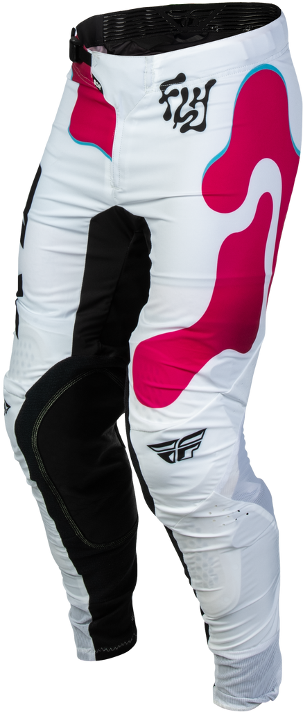 Lite Vibe Pants White/Pink/Blue Sz 38