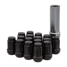 Load image into Gallery viewer, 12mmx1.50 Lock Style Lug Nuts Black W/Key 16/Pk