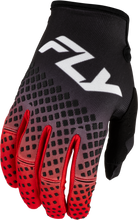Load image into Gallery viewer, Youth Kinetic Fade Gloves Black/Red/White Ys