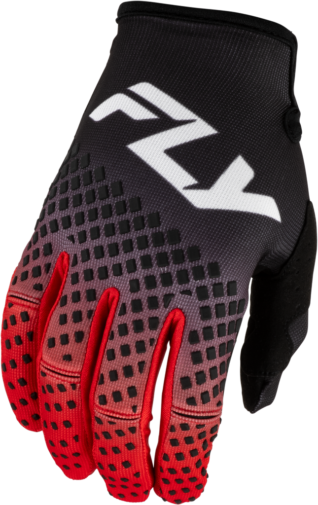 Youth Kinetic Fade Gloves Black/Red/White Yl