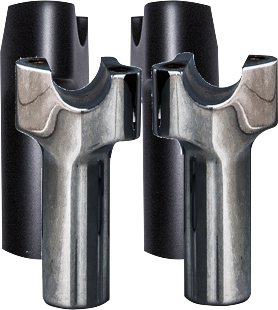 Chubby 3.5" Straight Risers Black