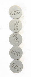 Valve Shims 2.25mmx13mm 5/Pk