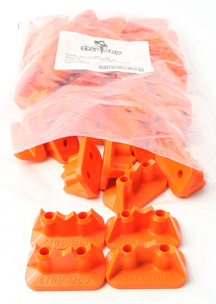 Super Lite Pro Series Double Backers 0.75" 48/Pk Orange