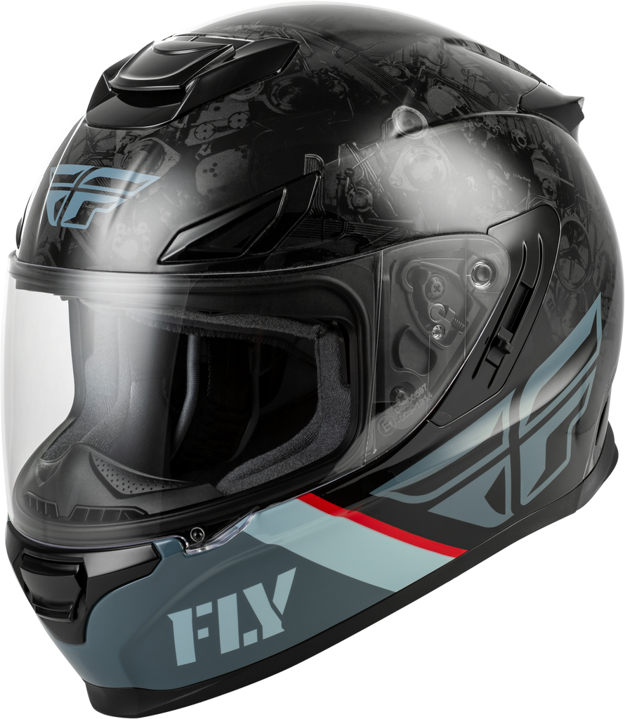 Sentinel Mech Helmet Black/Grey/Red Sm