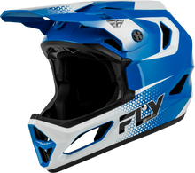 Load image into Gallery viewer, Rayce Sonar Bicycle Helmet Blue/White/Black Xl