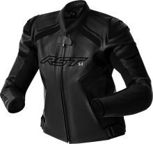 Load image into Gallery viewer, Womens S1 D3o Leather Jacket Black/White Xs
