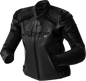 Womens S1 D3o Leather Jacket Black/White 2xl