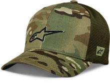 Load image into Gallery viewer, Recon Camo Trucker Hat Green Camo