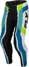 Load image into Gallery viewer, Youth Lite Le Current Pants White/Lime/Blue Sz 26