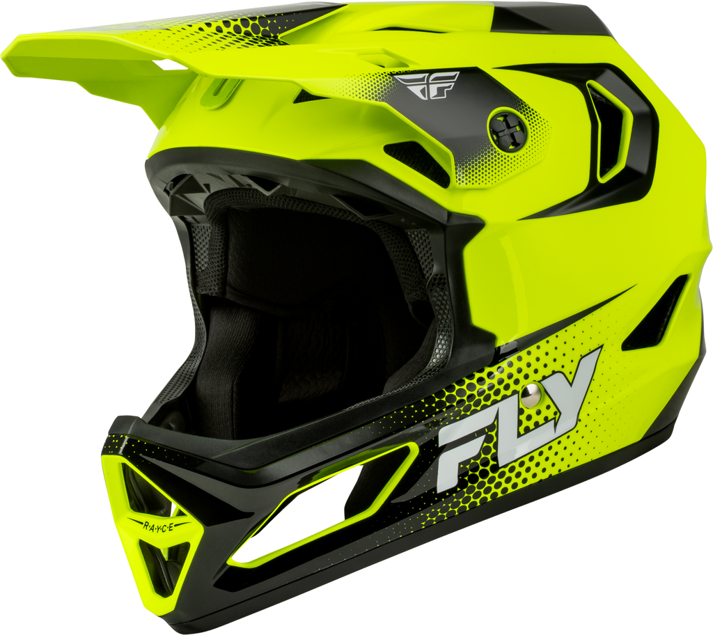 Rayce Sonar Bicycle Helmet Hi Vis/Black/White Md
