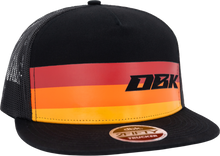 Load image into Gallery viewer, Sunday Stripe 2fifty Trucker Black Snapback Hat
