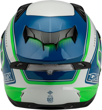 Load image into Gallery viewer, Ff 98 Aftershock Helmet White/Neon Green Lg