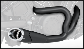Combat 2 1 Shorty Black W/Chrome Tip `14 Up Scout