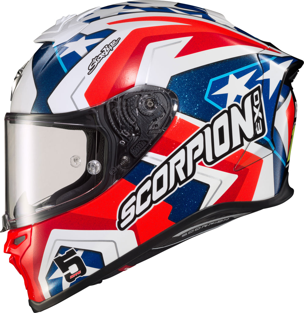 Exo R1 Air Full Face Helmet Bautista Ls Red/White/Blue Xl