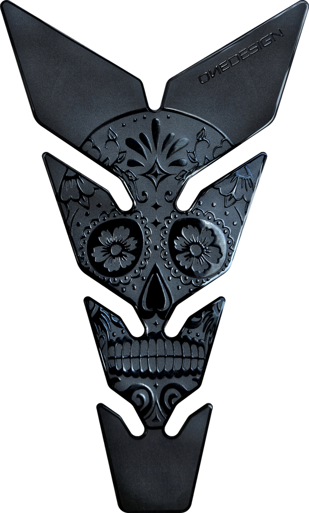 Ultra Thin Tank Pad Skull Black