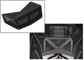 SLP High Flow Intake Polished Carb/Fuel System for enhanced engine airflow and performance in a vehicle.