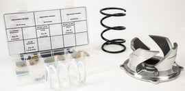 Straightline clutch kit Pol 850 with over 6000 ft S/M, featuring clutch components displayed on a work surface.