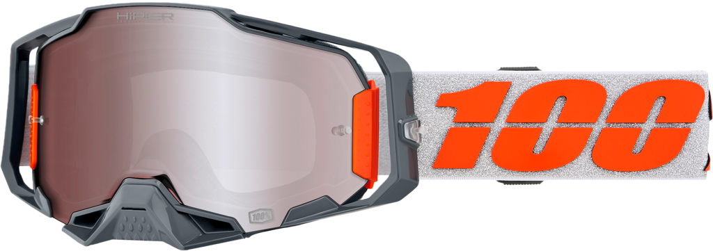 Armega Hiper Goggle Silver Mirror Silver Lens