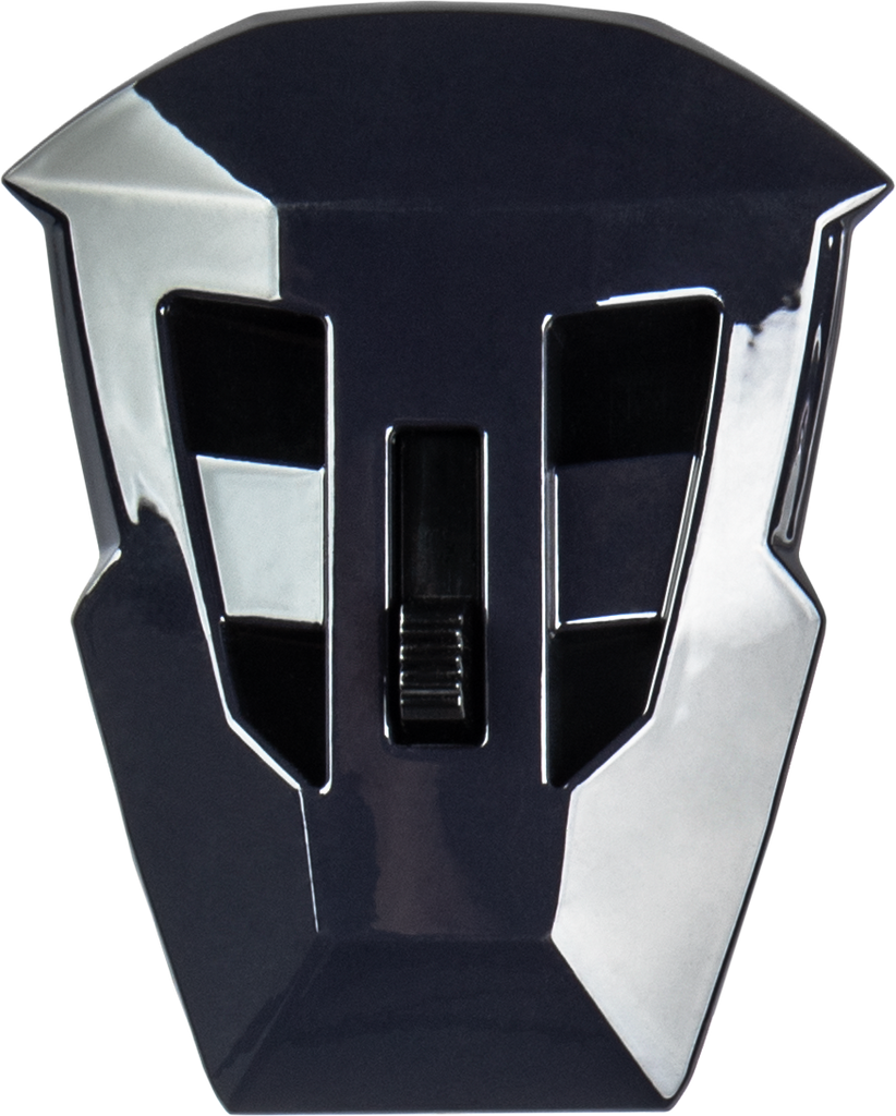 Md 74 Mouth Vent W/Screws Matte Grey/Neon Green