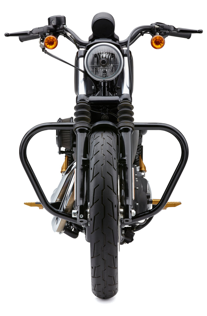 Freway Bars Vbend 1.25" Black Sportster 04 22