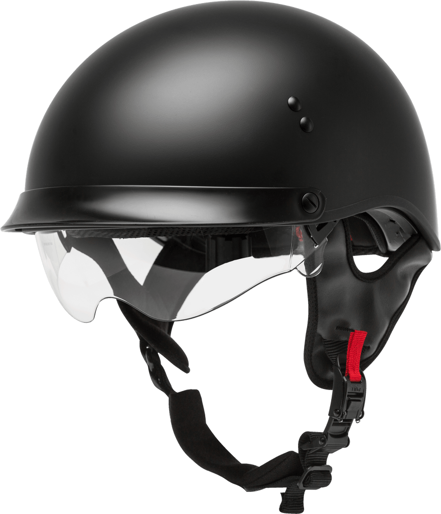 Hh 65 Half Helmet Full Dressed Matte Black Xl