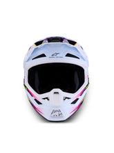 Load image into Gallery viewer, S M7 Blaster Helmet Ece06/Dot Prpl/Pink/Wht Glossy Xs
