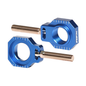 Rear Axle Blocks Blue Husq/Ktm/Gas