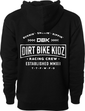 Load image into Gallery viewer, Speed &amp; Style Zip Hoodie Black Lg
