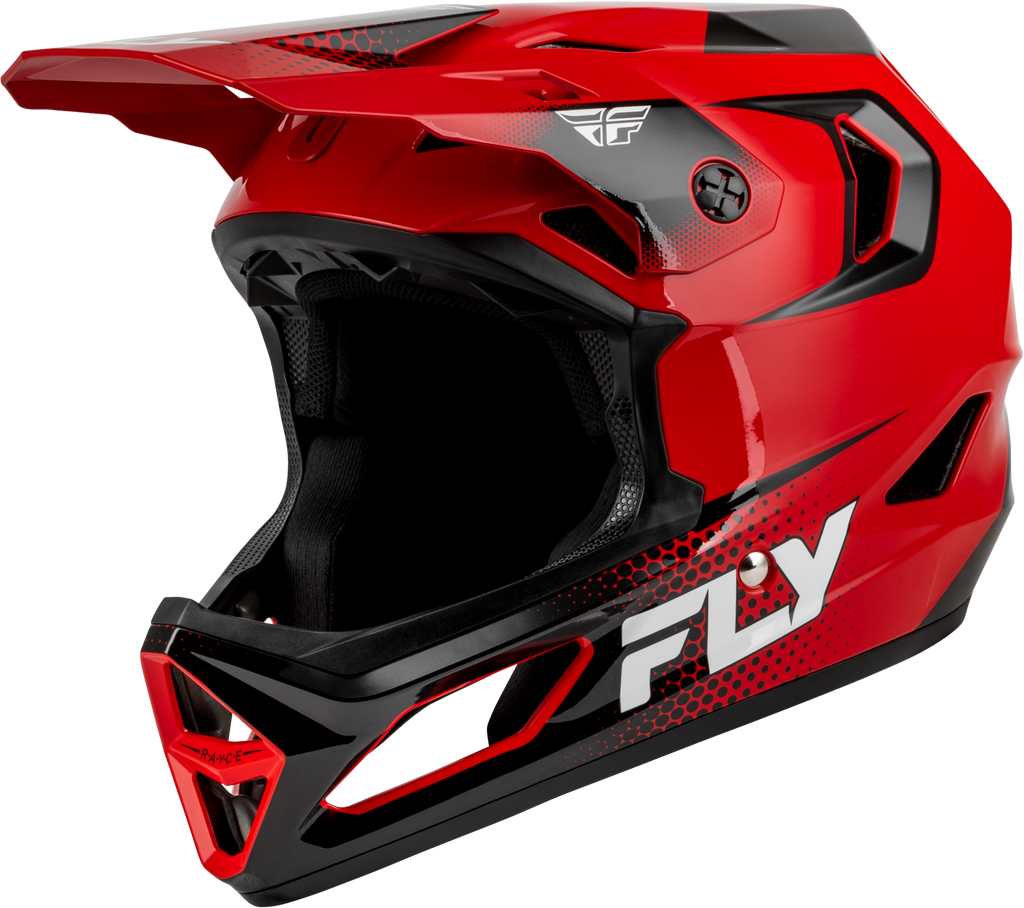 Rayce Sonar Bicycle Helmet Red/Black/White Md