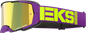 Lucid Caliber Goggle Purple Gold Mirror Lens