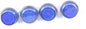 Mini Reflectors Blue 4/Pk