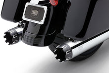 Load image into Gallery viewer, 4" Dual Cut Tip Slip On Chrome Flh/Flt 17 25