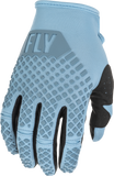 Fly Racing Youth Kinetic Gloves Light Blue Ys 375-414YS