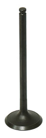 Close-up of NAMURA engine exhaust valve showing metallic surface and valve stem, designed for engine performance and durability.