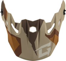 Load image into Gallery viewer, Mx 96 Splinter Visor W/Screws Matte Brwn/Tan/White
