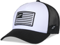 Flag Snapback Hat White/Black