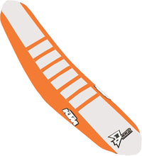 Load image into Gallery viewer, Seat Cover Orange/White Orange Ribs Ktm Sx/F 125 450