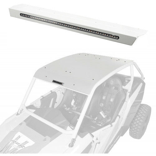 Asylum Roof W/ Light Bar Matte White Pearl