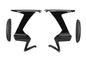 Race Side Spoilers Black Kaw