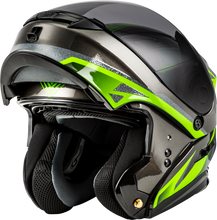 Load image into Gallery viewer, Md 01 Volta Helmet Black/Silver/Green Metallic Xs