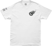 Load image into Gallery viewer, Two Wheels Tee White Lg