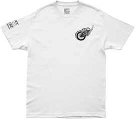 Two Wheels Tee White 2x