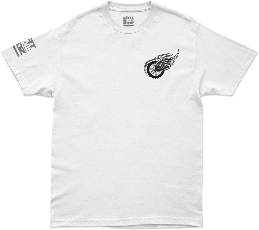 Two Wheels Tee White Md