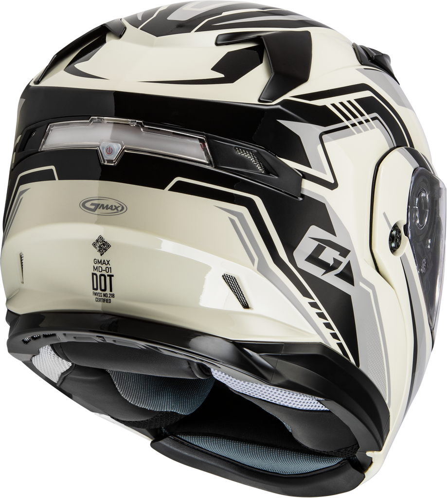 Md 01s Transistor Snow Helmet White/Grey/Black Sm